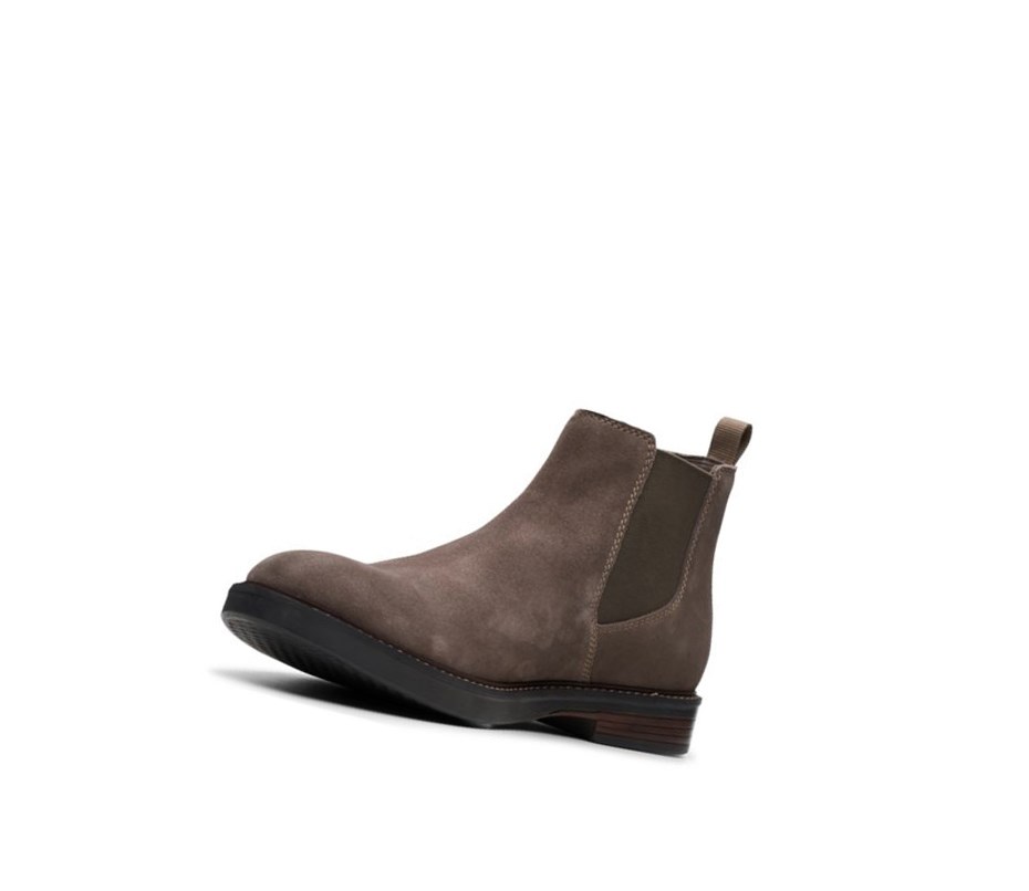 Clarks Paulson Up Semisove Chelsea Cizmy Panske Béžové | IQVR-57294