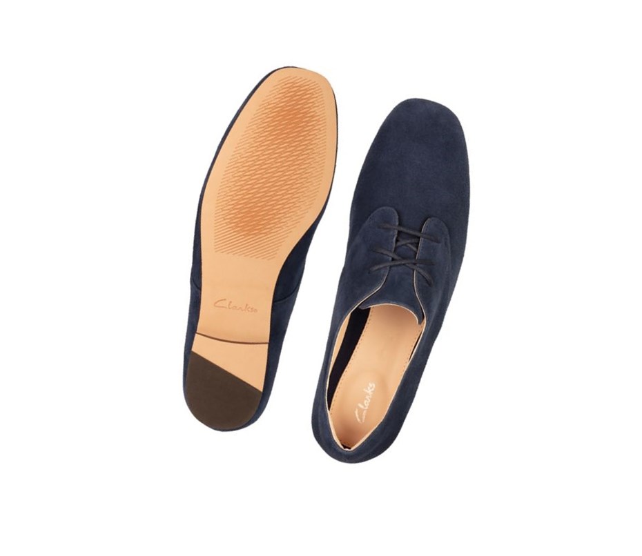 Clarks Pure 2 Cipkovane Semisove Balerinky Damske Námornícka Modrá | MQRT-64012