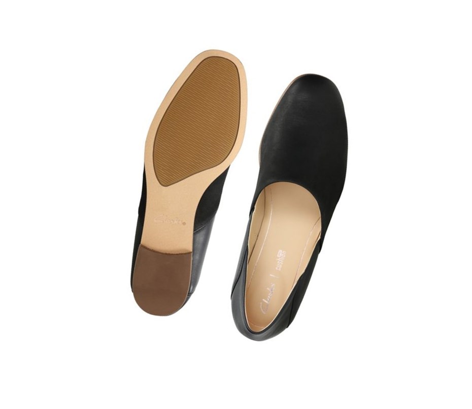 Clarks Pure Tone Slip On Kozene Siroke Topanky Fit Slip On Tenisky Damske Čierne | ZXQJ-06273