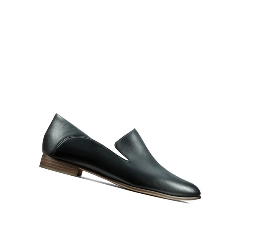 Clarks Pure Viola Kozene Slip On Tenisky Damske Čierne | IYCH-63481