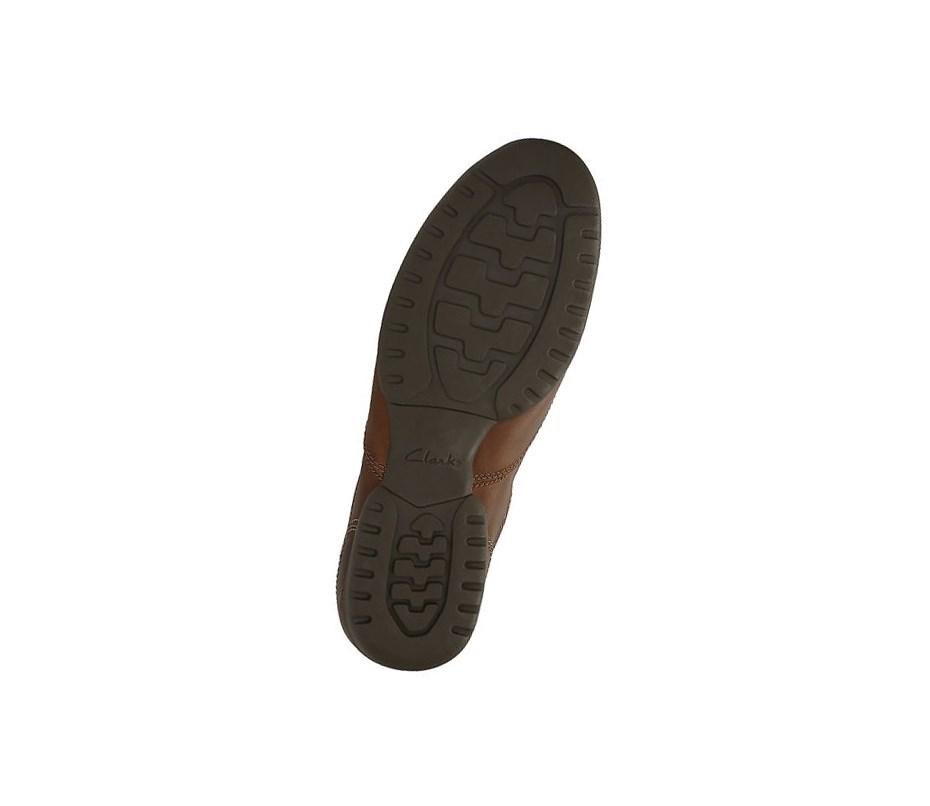 Clarks Recline Free Kozene Siroke Topanky Fit Slip On Tenisky Panske Hnede | DJIX-52439