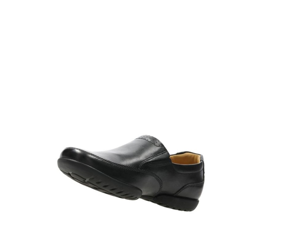 Clarks Recline Free Kozene Siroke Topanky Fit Slip On Tenisky Panske Čierne | LXWJ-82016