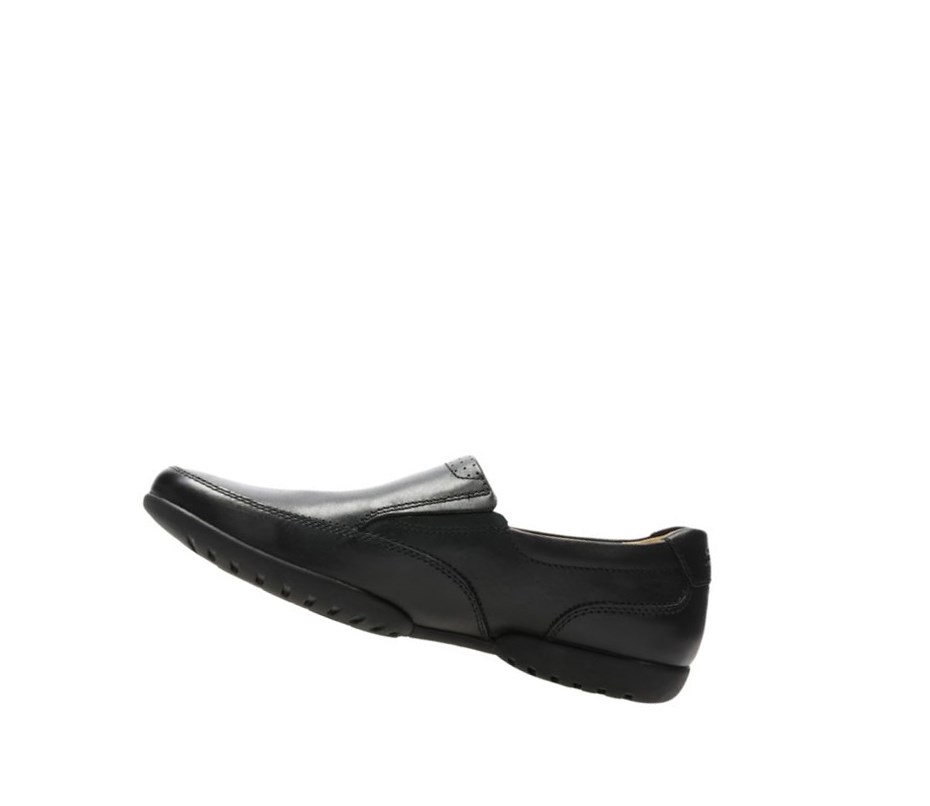 Clarks Recline Free Kozene Siroke Topanky Fit Slip On Tenisky Panske Čierne | LXWJ-82016