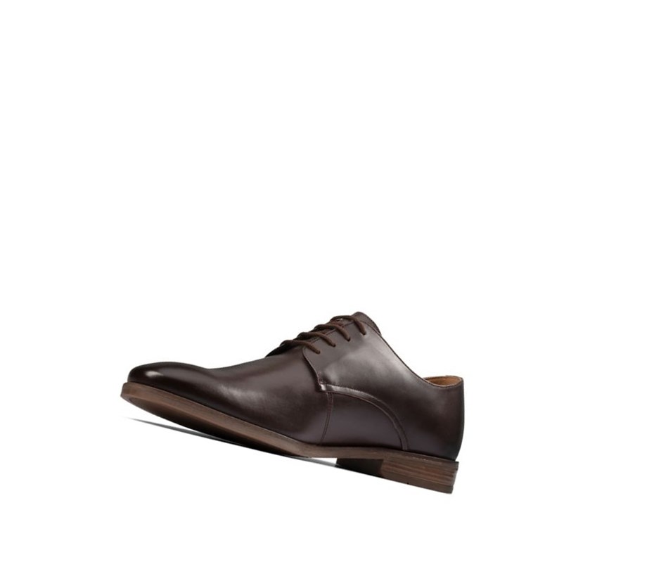 Clarks Stanford Walk Kozene Vychadzkove Topanky Panske Tmavo Hnede | HTLM-53246