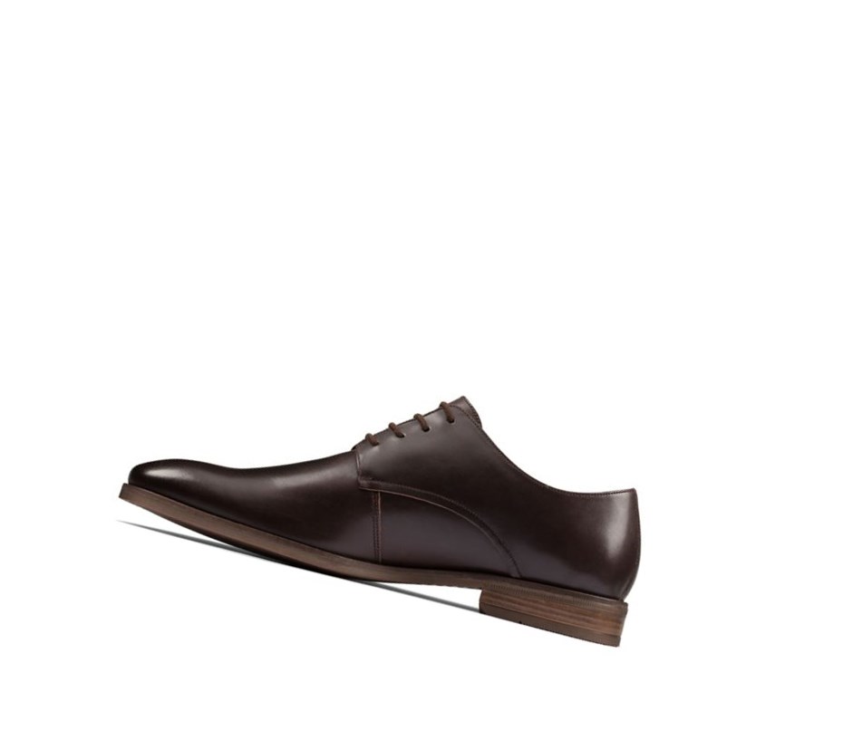 Clarks Stanford Walk Kozene Vychadzkove Topanky Panske Tmavo Hnede | HTLM-53246