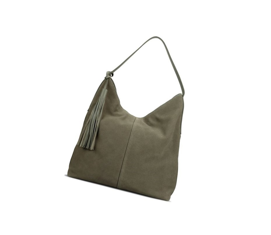 Clarks Tornolo Eva Leather Bags Damske Olivovo Zelená | WLEP-58017