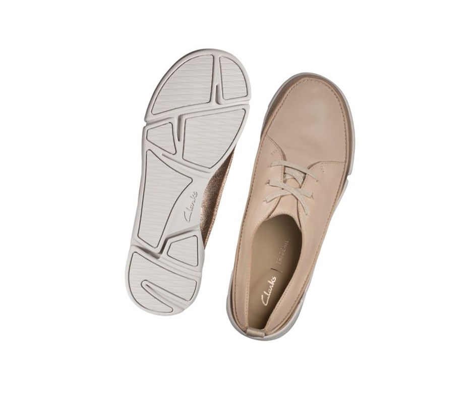 Clarks Tri Clara Kozene Ležérne Tenisky Damske Skin | HJZA-42081