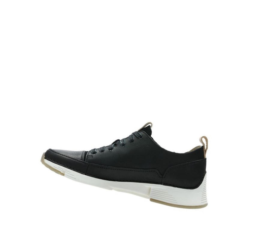 Clarks Tri Spark Nubuck Ležérne Tenisky Damske Čierne | ZRFC-24658