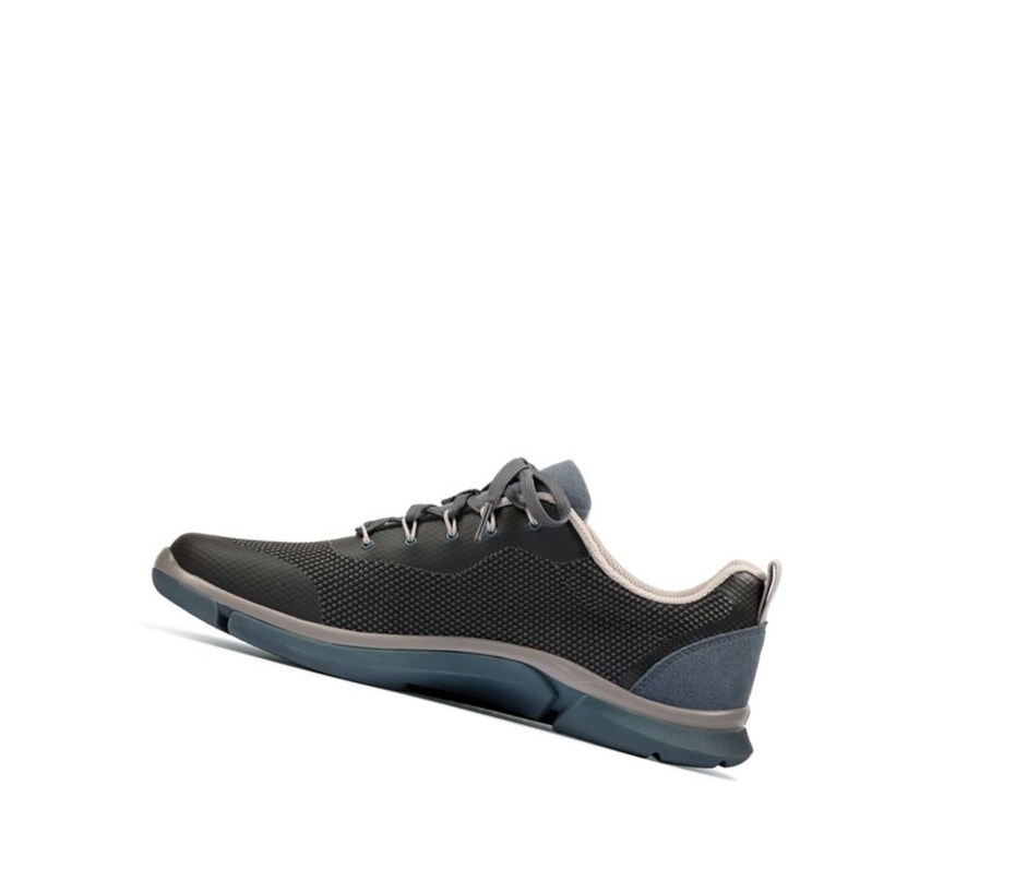 Clarks Triken Jump Textilne Tenisky Panske Modre | QMHU-50239