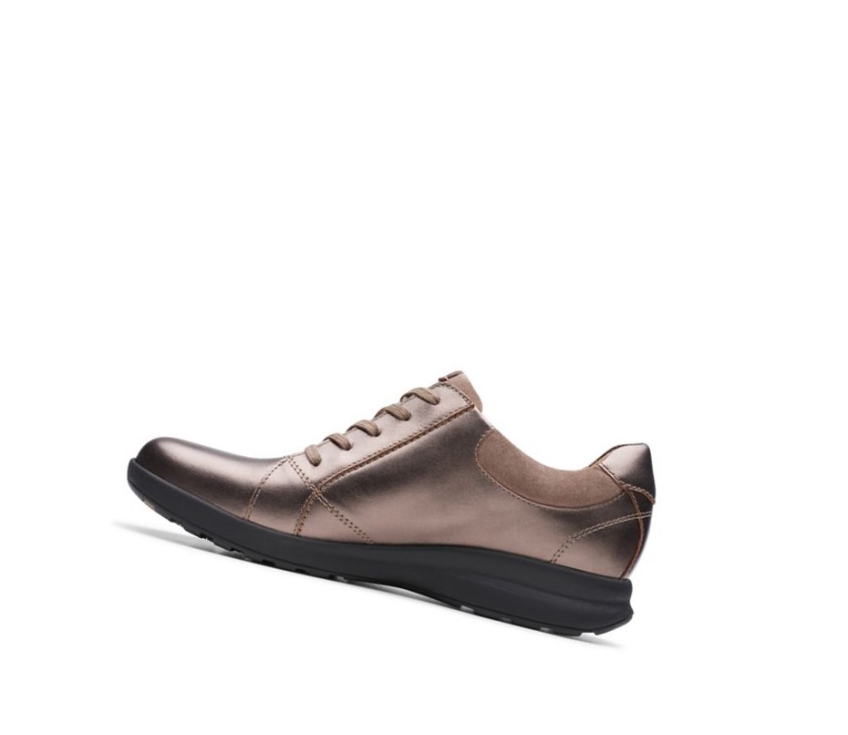 Clarks Un Adorn Cipkovane Kozene Balerinky Damske Meď Metal | ZQFH-41035