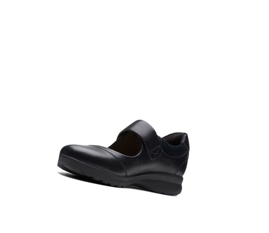 Clarks Un Adorn Remienkove Kozene Kozene Topanky Damske Čierne | YLPM-65907