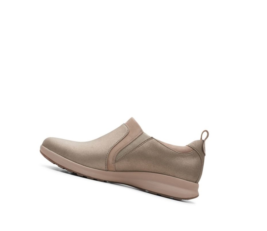 Clarks Un Adorn Zip Kozene Siroke Topanky Fit Kozene Topanky Damske Béžové | QYRB-82459