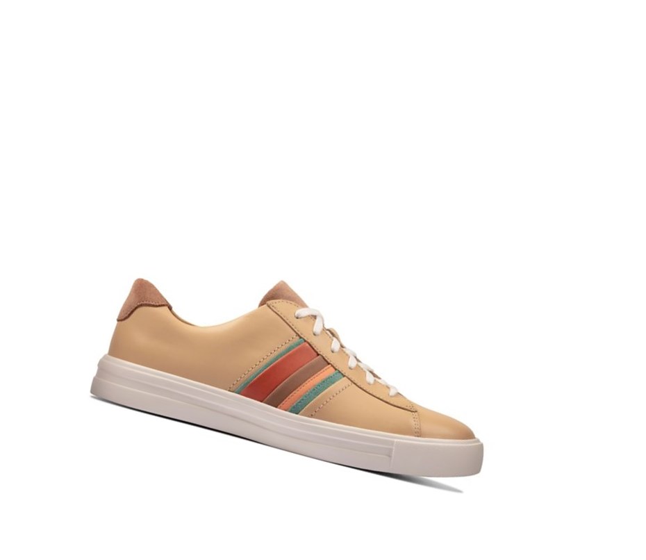 Clarks Un Maui Band Cipkovane-ups Semisove Casual Obuv Damske Svetlo Hnede | AJIM-94358