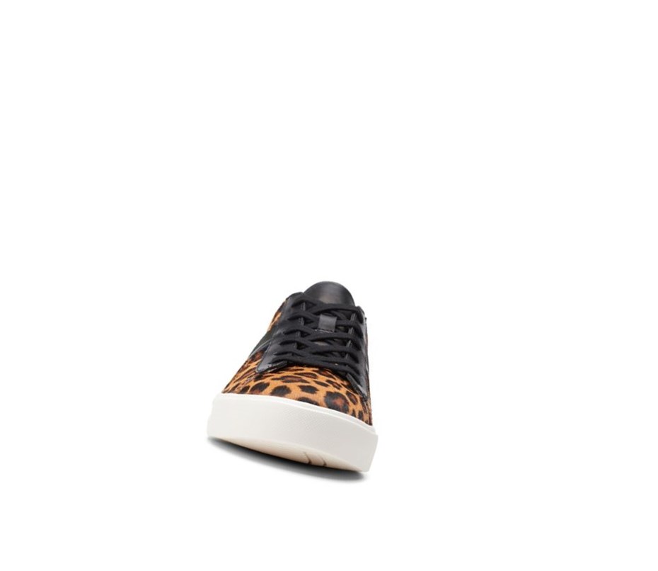 Clarks Un Maui Band Print Pony Kozene Balerinky Damske Leopardie | LIHC-89704