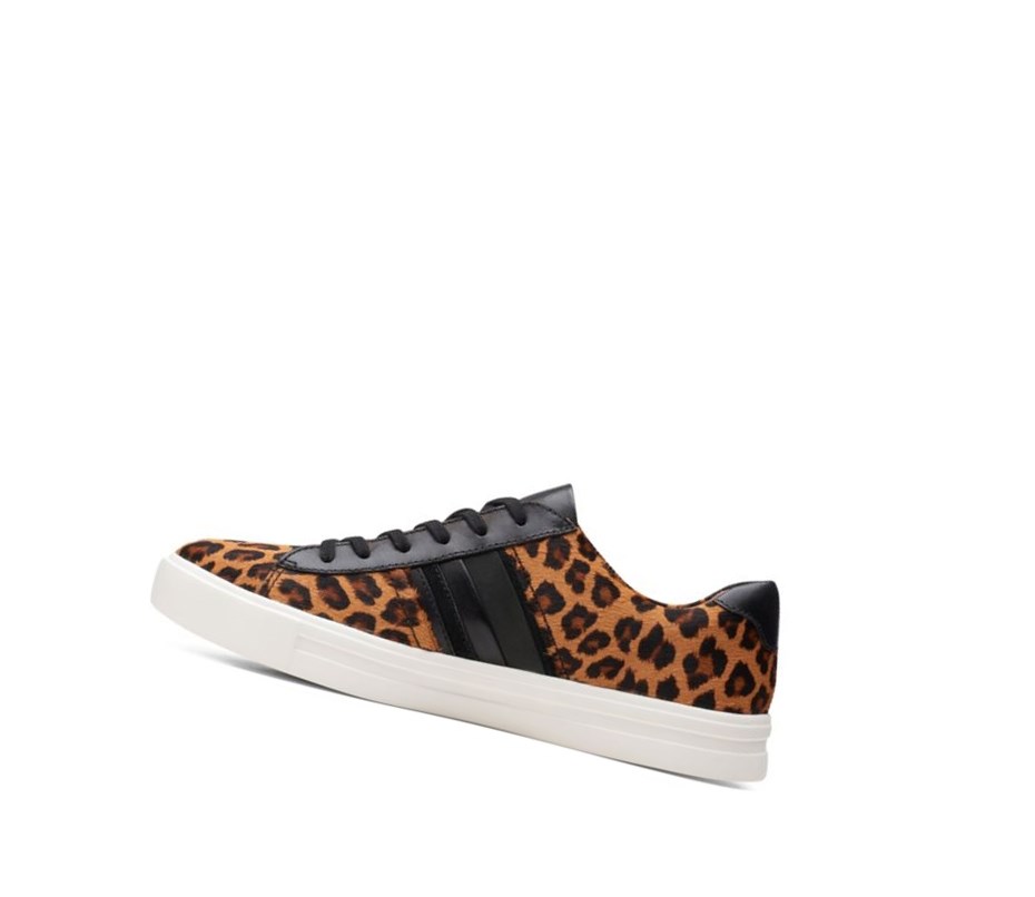 Clarks Un Maui Band Print Pony Kozene Balerinky Damske Leopardie | LIHC-89704