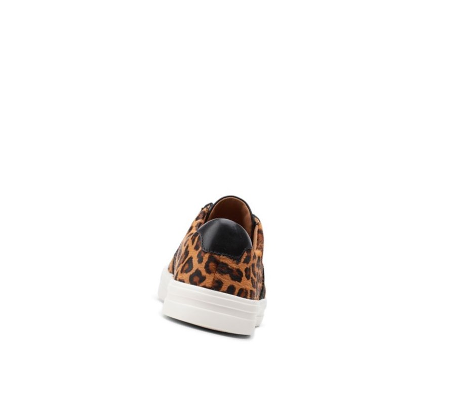 Clarks Un Maui Band Print Pony Kozene Balerinky Damske Leopardie | LIHC-89704