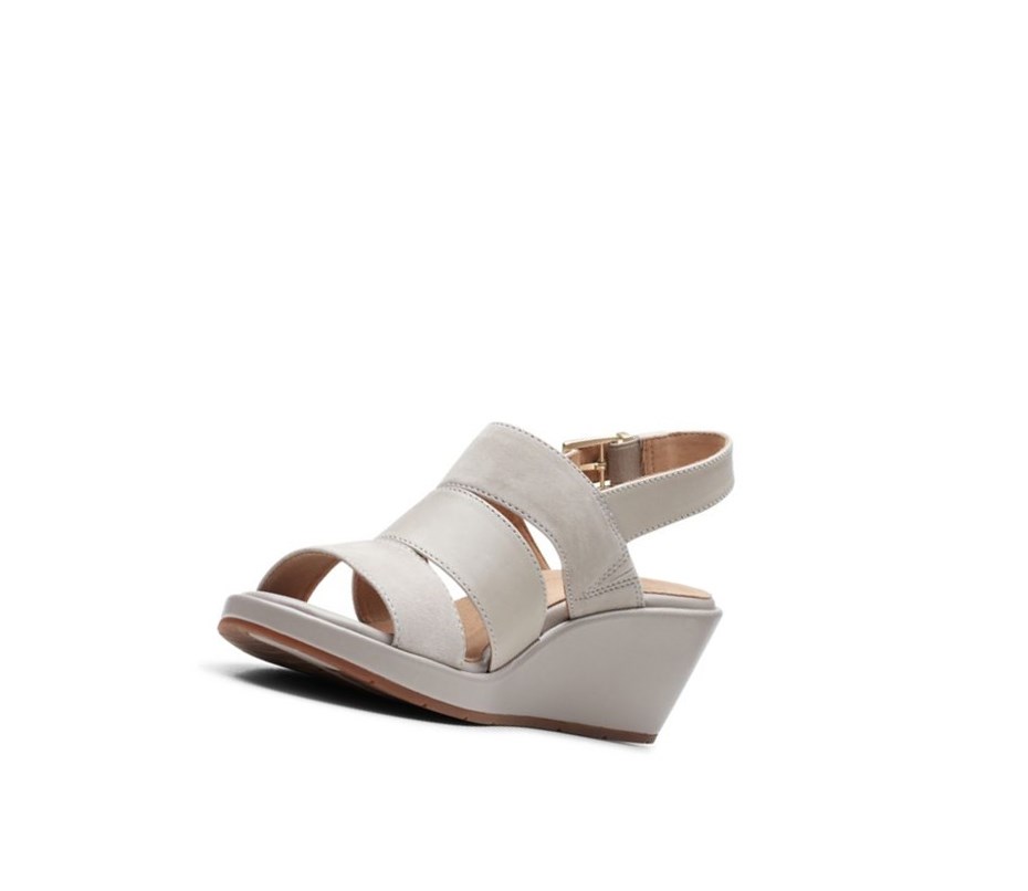 Clarks Un Plaza Go Semisove Sandale na Platforme Damske Zlate | VJCM-06359