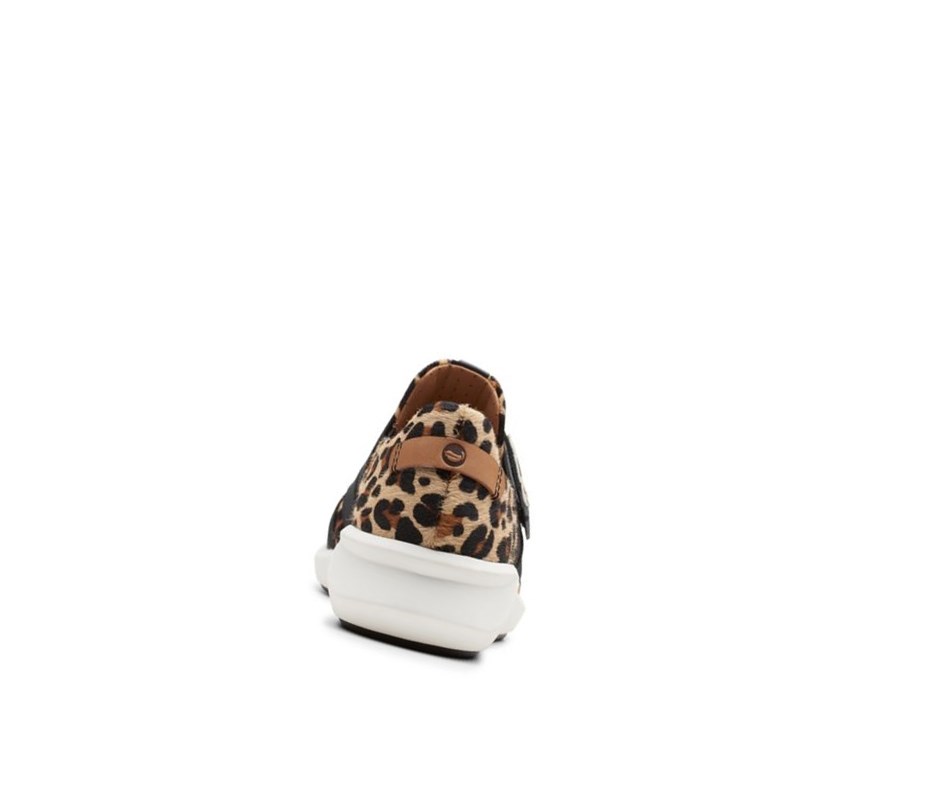 Clarks Un Rio Remienkove Print Pony Kozene Kozene Topanky Damske Leopardie | GKQS-02984