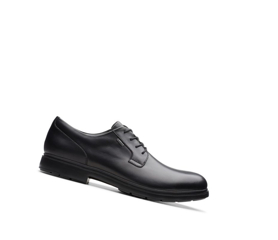 Clarks Un Tailor Go Gore-tex Kozene Kozene Topanky Panske Čierne | JDTX-74265