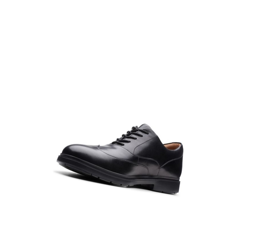 Clarks Un Tailor Wing Kozene Mokasiny Panske Čierne | YVUI-64178