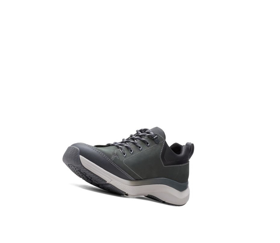 Clarks Wave 2.0 Vibe Nubuck Kozene Siroke Topanky Fit Vychadzkove Topanky Panske Tmavo Siva | BKXC-39257