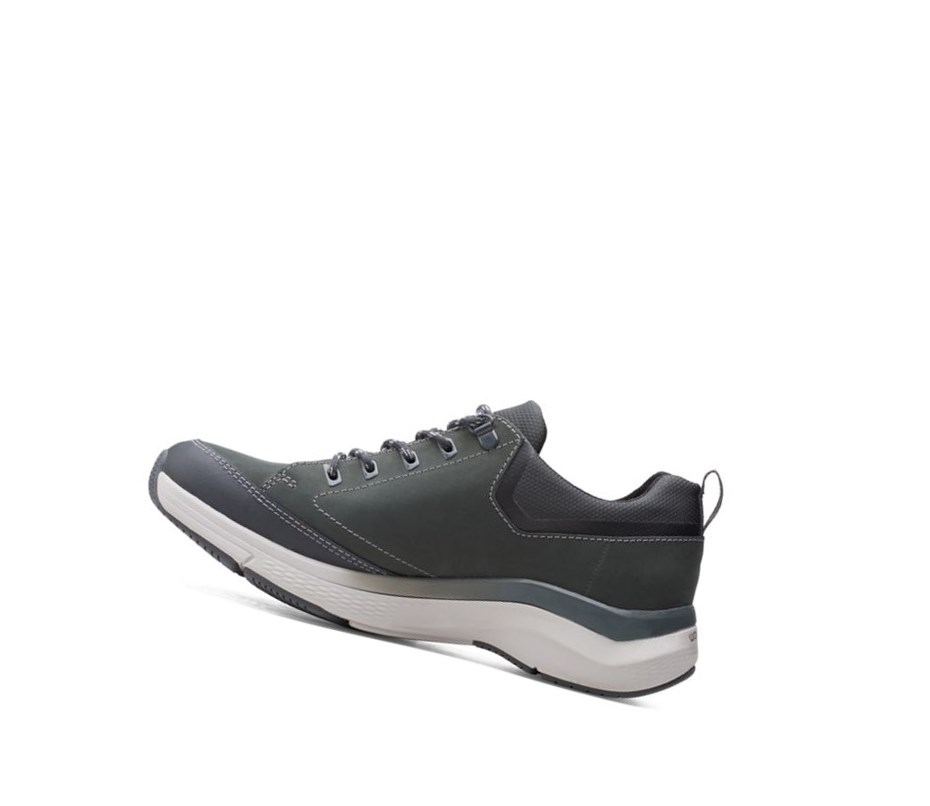 Clarks Wave 2.0 Vibe Nubuck Kozene Siroke Topanky Fit Vychadzkove Topanky Panske Tmavo Siva | BKXC-39257