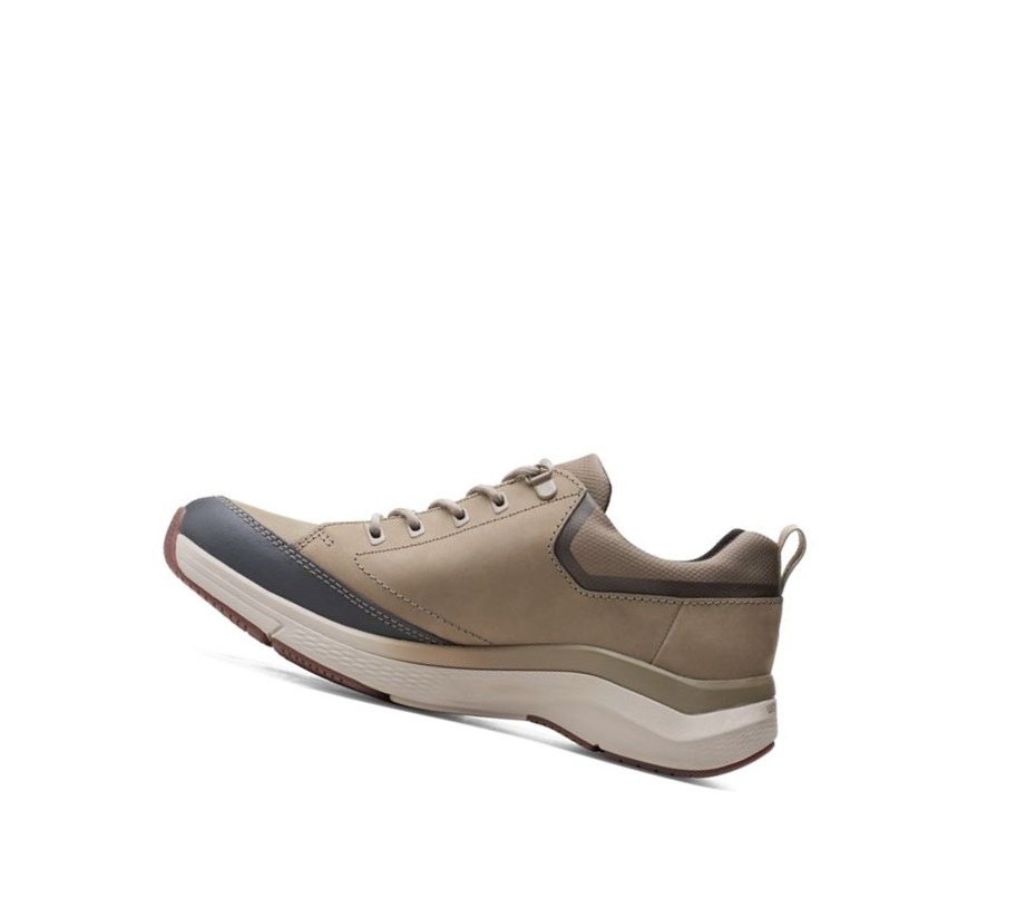 Clarks Wave 2.0 Vibe Nubuck Kozene Siroke Topanky Fit Vychadzkove Topanky Panske Olivovo Zelená | TEZA-46158